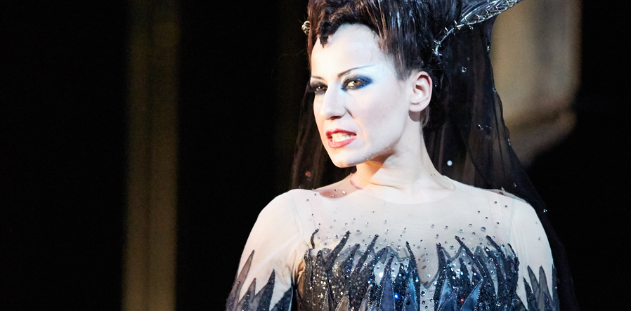 Anna Siminska as Queen of the Night at the Royal Opera House