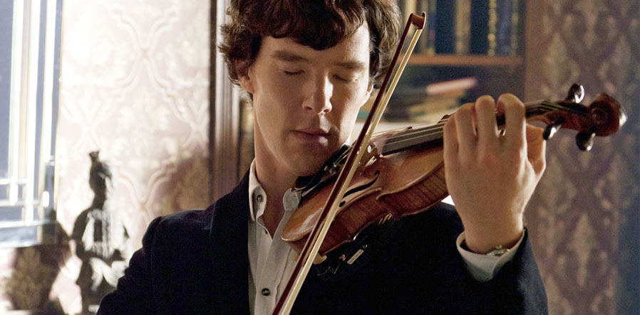 Benedict Cumberbatch als Sherlock Holmes in Sherlock (2012)