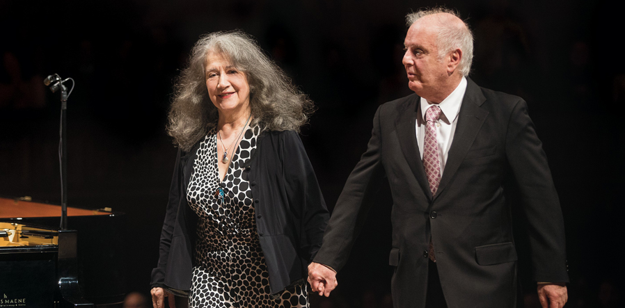 Argerich en Barenboim