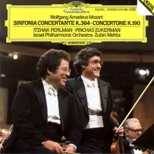 mozart sinfonia concertante perlman zukerman
